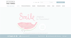 Desktop Screenshot of ortodonciabarcelona.com